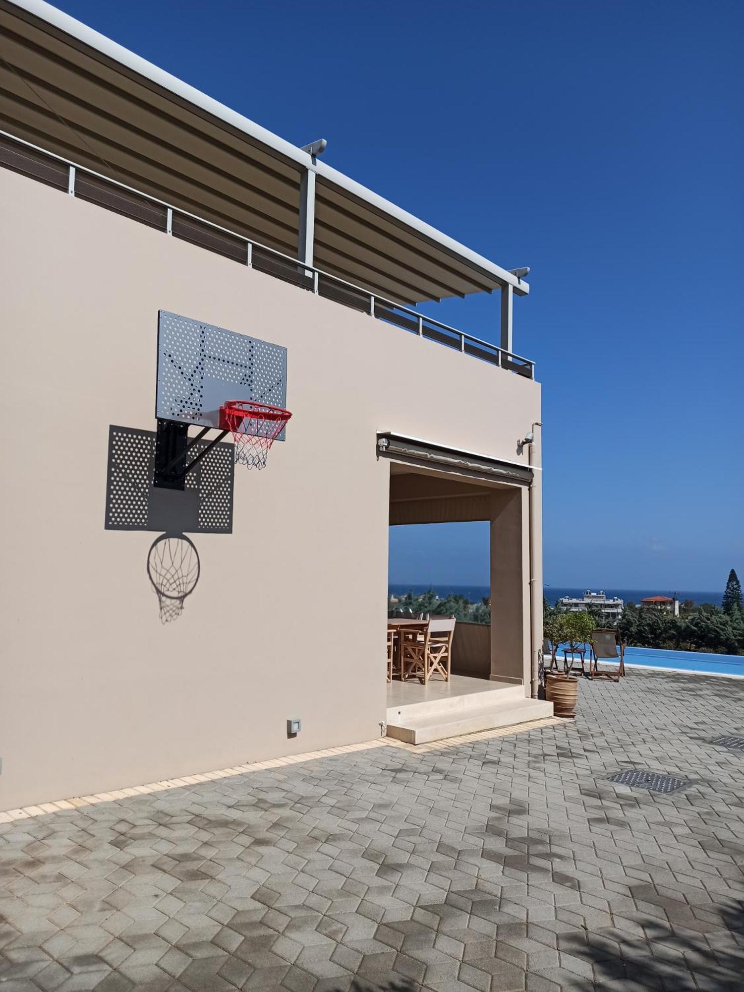 Four Seasons Private Villa - Seaview - Big Heated Pool - Gym - Sport Activities Gúvesz Kültér fotó